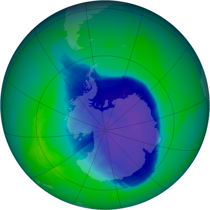 Ozone Map 2008-11-07